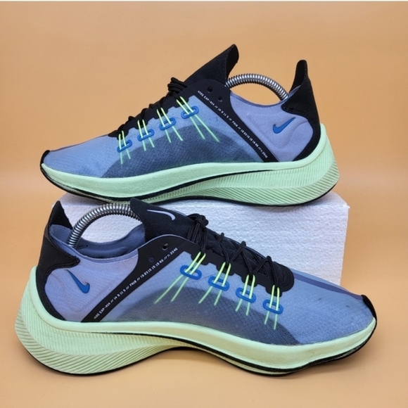 Nike Exp X-14 Photo Blue Volt Running Shoes Women's Size 10 - Picture 4 of 8